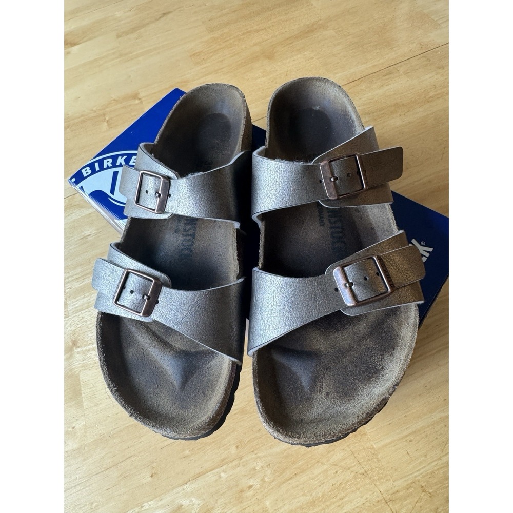 Birkenstock Sydney Graceful Taupe Women's Size EU 39 Narrow Fit Bronze Sandal - Picture 5 of 8